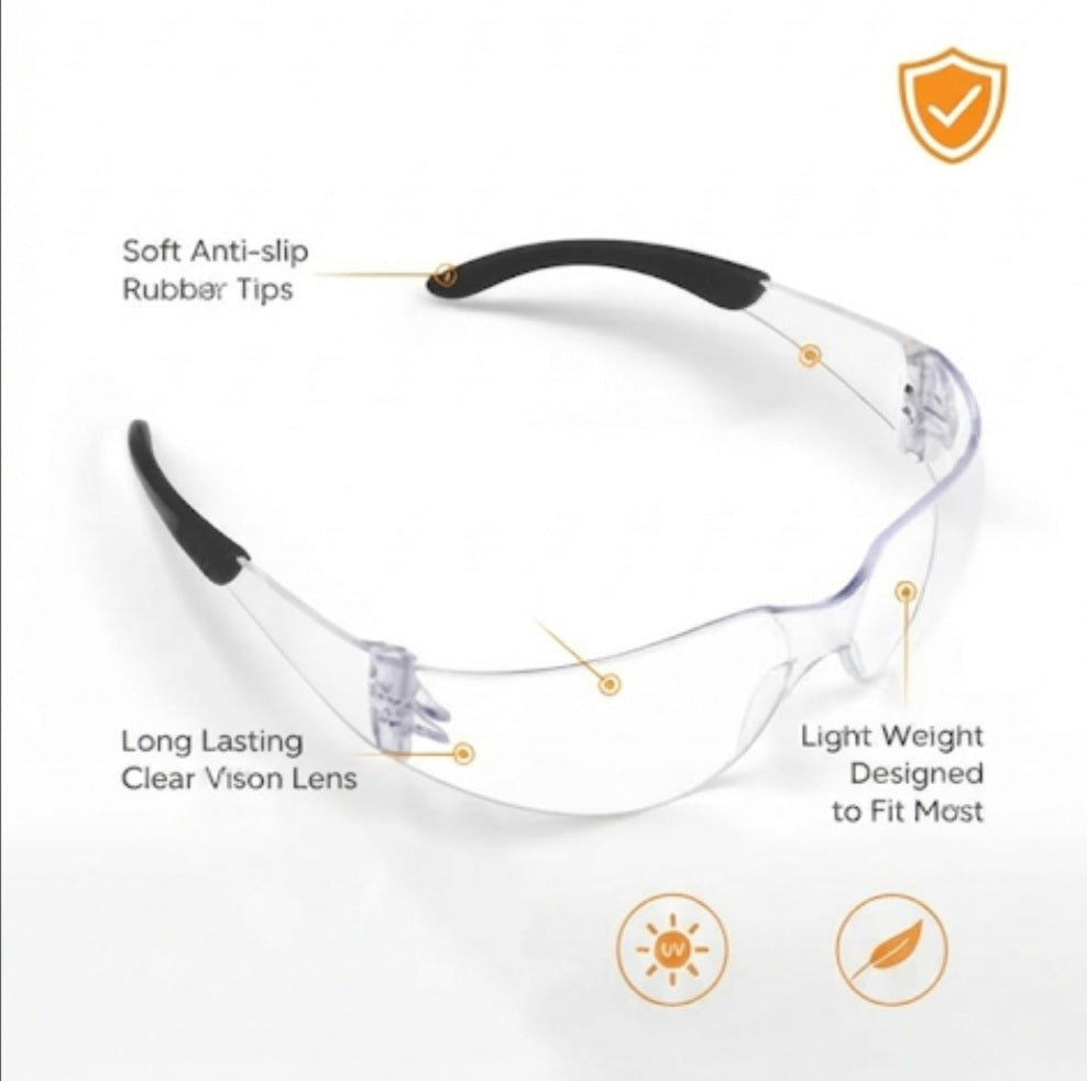 Lensses Impact - Resistance Safety Clear (1 pcs) - ANZI Z87.1