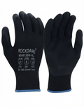 Gloves - Black polyester (XL) - 1 dz