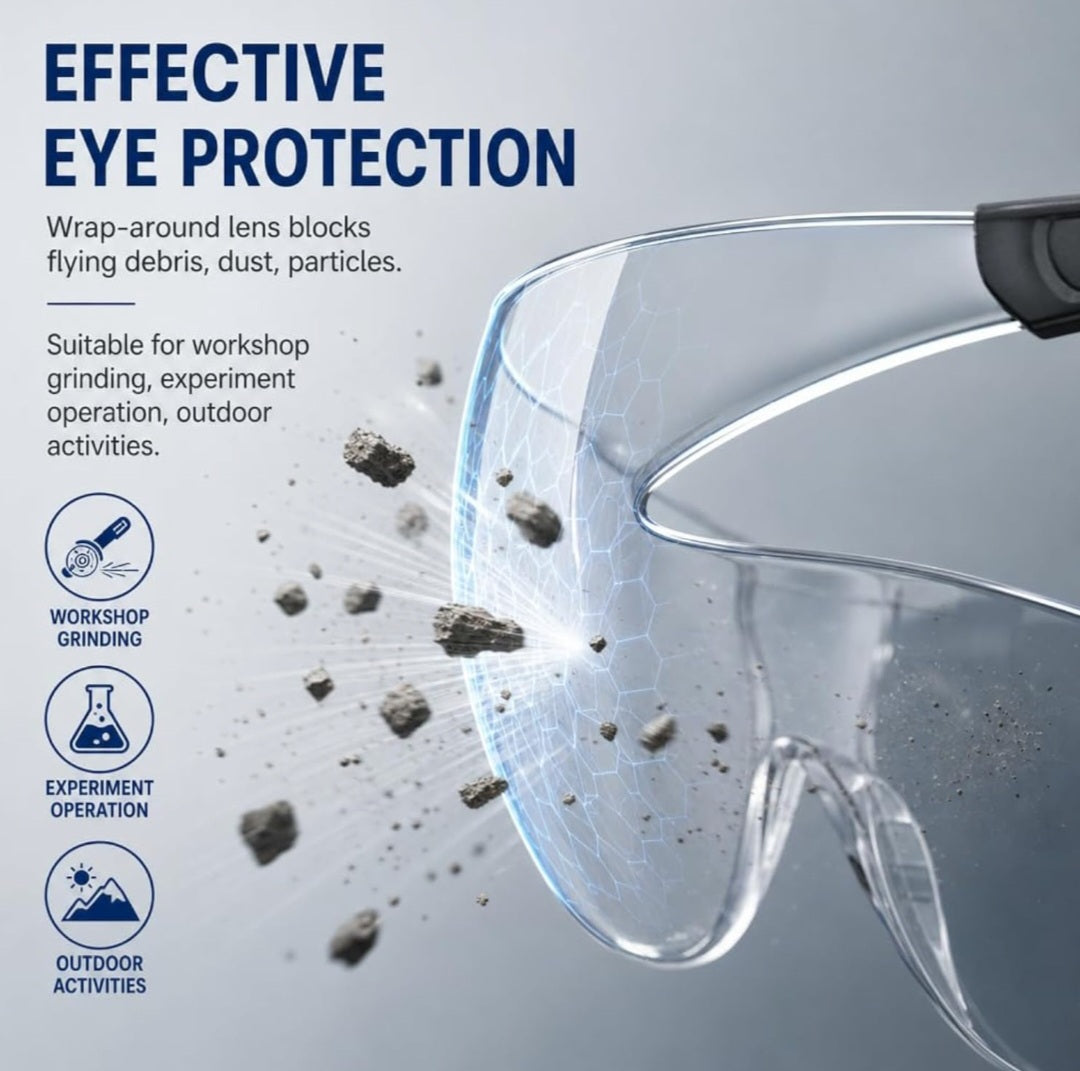 Lensses Impact - Resistance Safety Clear (1 pcs) - ANZI Z87.1
